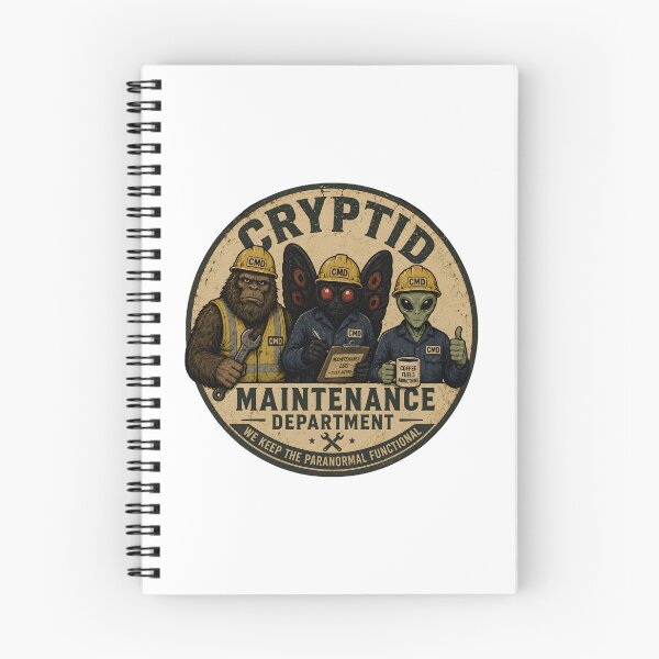 Item preview, Cryptid Maintenance Department designed and sold by aistrokeofart.