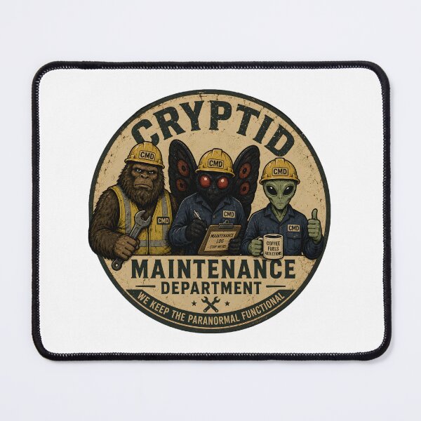 Item preview, Cryptid Maintenance Department designed and sold by aistrokeofart.