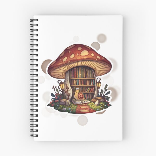 Item preview, Cute Snail Library Cottagecore Fantasy designed and sold by iamKRUK.