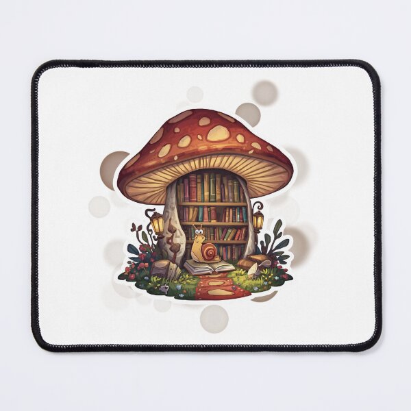 Item preview, Cute Snail Library Cottagecore Fantasy designed and sold by iamKRUK.