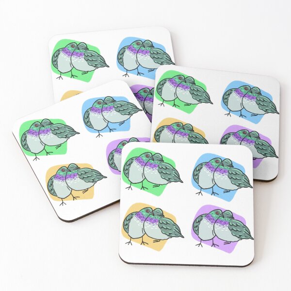 Item preview, Multi Cuddling Pigeons  designed and sold by SamuelDendro.