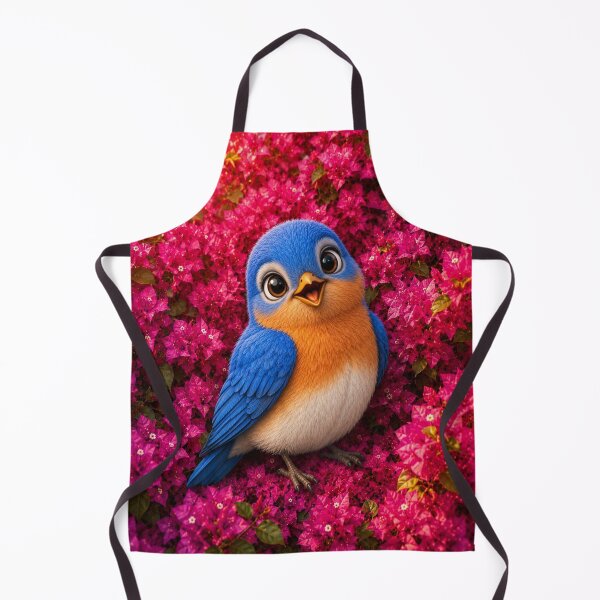 Item preview, Cute Bluebird Among Pink Blossoms designed and sold by Rohan132.
