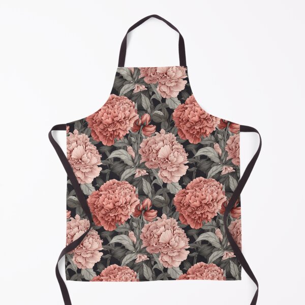 Item preview, Pink Blooms on Black designed and sold by The Painted Lamb.
