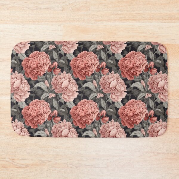 Item preview, Pink Blooms on Black designed and sold by The Painted Lamb.