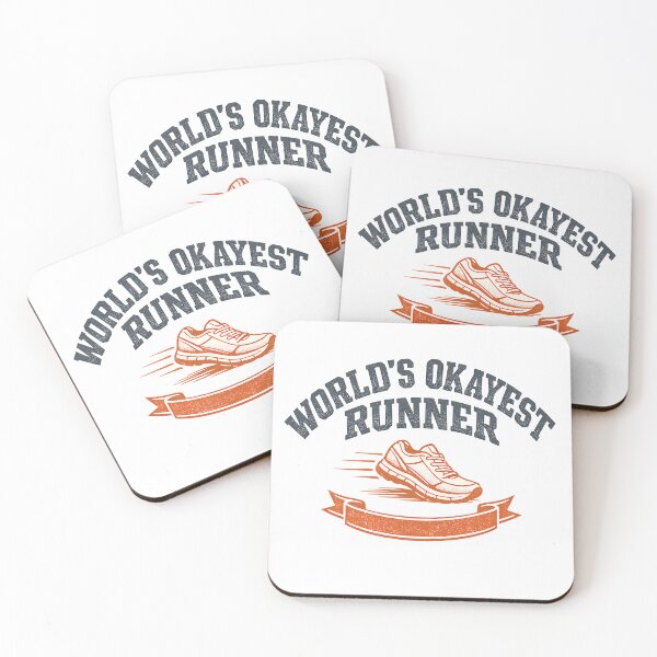 Item preview, World's Okayest Runner designed and sold by Artify Walls.