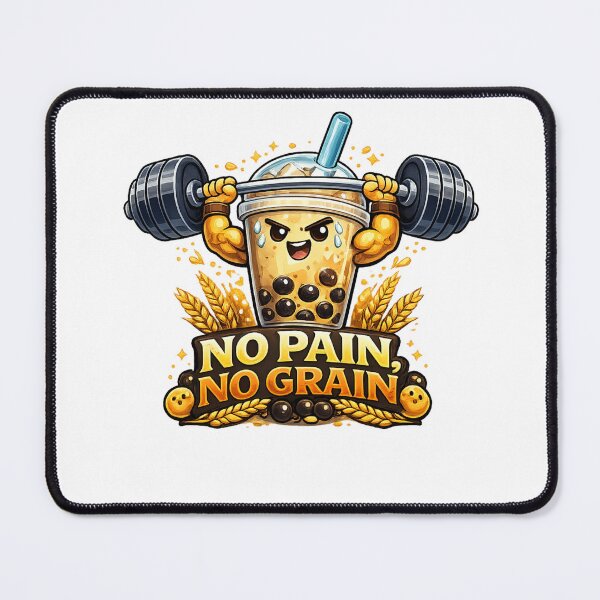 Item preview, No Pain No Grain designed and sold by AllThePixels.