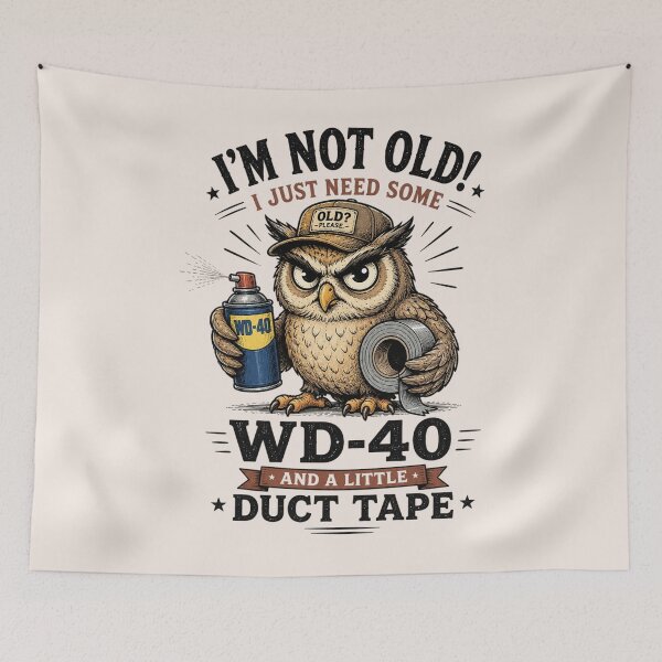 Item preview, Funny Old Man Mechanic, Sarcastic Owl, Retirement & 60th Birthday Gift for Grandpa designed and sold by Sprinkle12345.