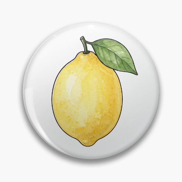 Item preview, Watercolor Lemon Minimal Sticker designed and sold by sillyweas.