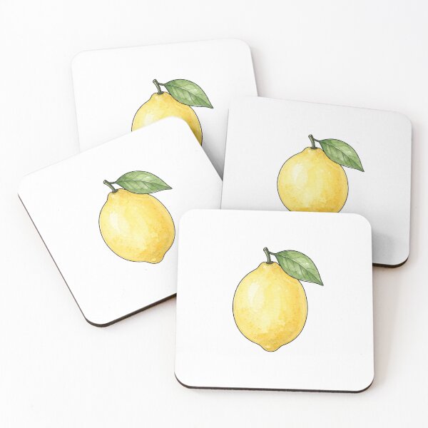 Item preview, Watercolor Lemon Minimal Sticker designed and sold by sillyweas.