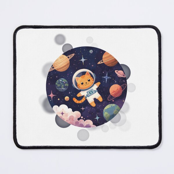 Item preview, Orange Cat Astronaut Cute Space designed and sold by iamKRUK.