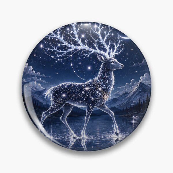 Item preview, Celestial Stag of the Night Sky designed and sold by InkPixell.