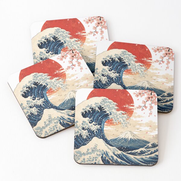Item preview, Japanese Great Wave Wall Art designed and sold by GrzywaM.