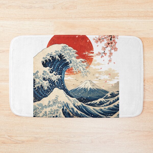 Item preview, Japanese Great Wave Wall Art designed and sold by GrzywaM.