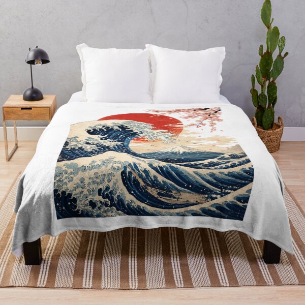 Item preview, Japanese Great Wave Wall Art designed and sold by GrzywaM.