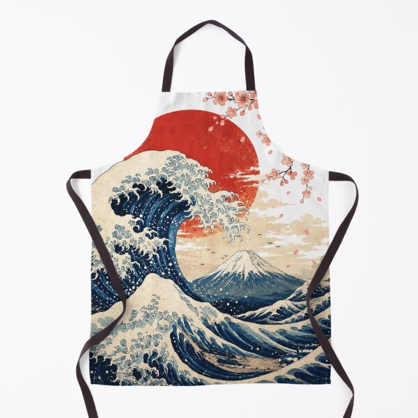 Item preview, Japanese Great Wave Wall Art designed and sold by GrzywaM.
