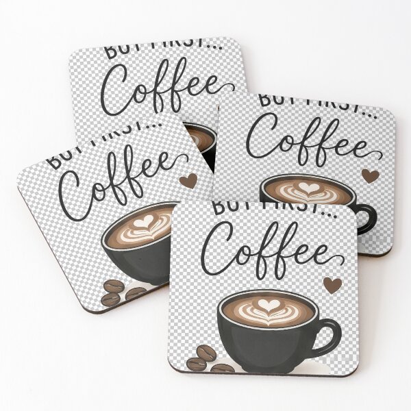 Item preview, But First, Coffee | Funny Morning Coffee Quote | Minimalist Coffee Lover Typography Design designed and sold by Sara-Ai.