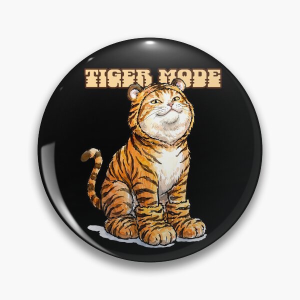 Item preview, Cat in Tiger Mode designed and sold by Choorstar.