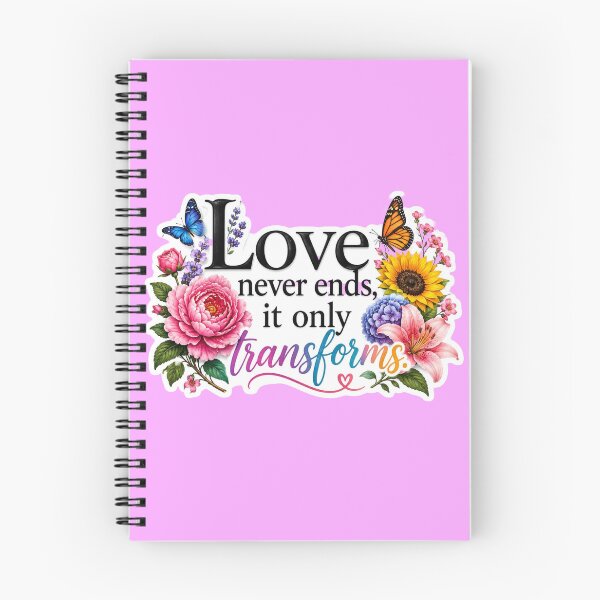 Item preview, Love Never Ends It Only Transforms - Vibrant Floral Butterfly Sticker designed and sold by Scro-Ciob-Shop.