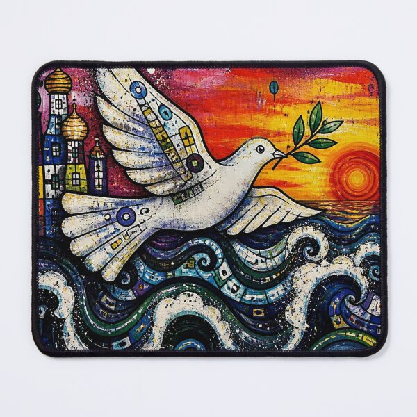 Item preview, Dove returns with Olive branch designed and sold by George Hutton Hunter.