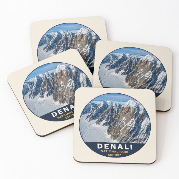 Item preview, Denali National Park Retro Mountain Wilderness designed and sold by Gideon Emmerich.