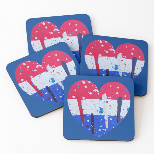Item preview, Red, White & Blue Heart  designed and sold by FABOArt.