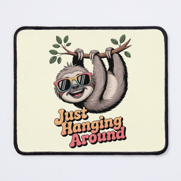 Item preview, Just Hanging Around Cool Sloth designed and sold by adnane1081.
