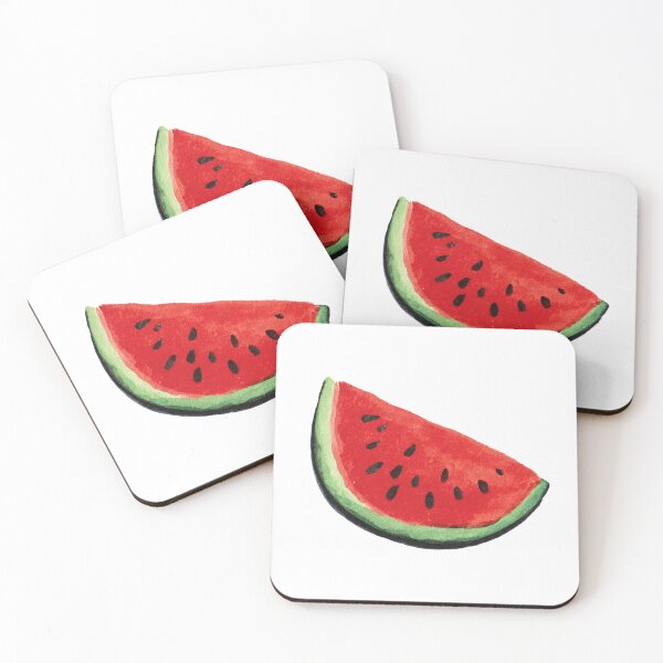 Item preview, Watercolor Watermelon Slice Sticker designed and sold by sillyweas.