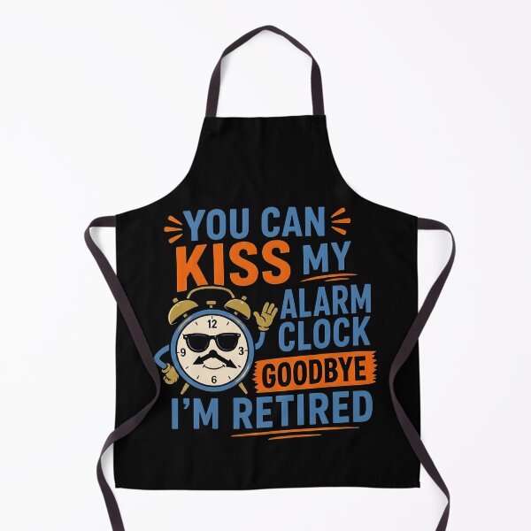 Item preview, Funny Retirement Kiss My Alarm Clock Goodbye Gift designed and sold by PixelBlob.