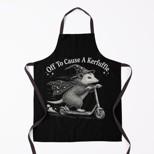 Item preview, Off To Cause A Kerfuffle, Funny Opossum Scooter, Mental Health, Sarcastic Humor, Animal Lover Gift designed and sold by Sprinkle12345.