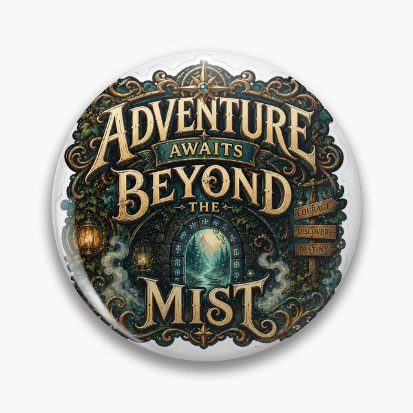 Item preview, Adventure Awaits Beyond the Mist designed and sold by InkPixell.