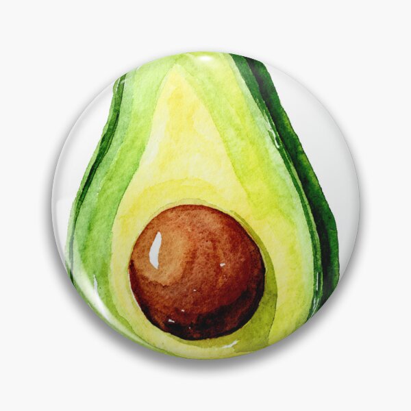 Item preview, Watercolor Avocado Aesthetic Sticker designed and sold by sillyweas.
