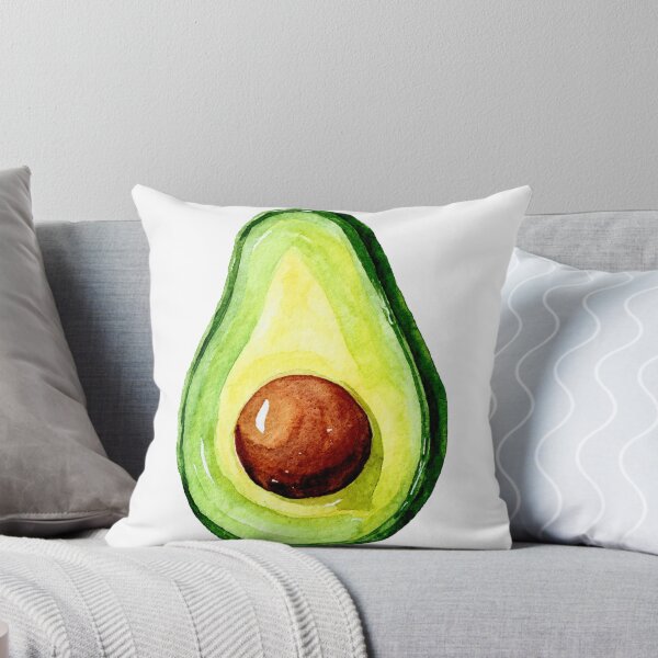 Item preview, Watercolor Avocado Aesthetic Sticker designed and sold by sillyweas.