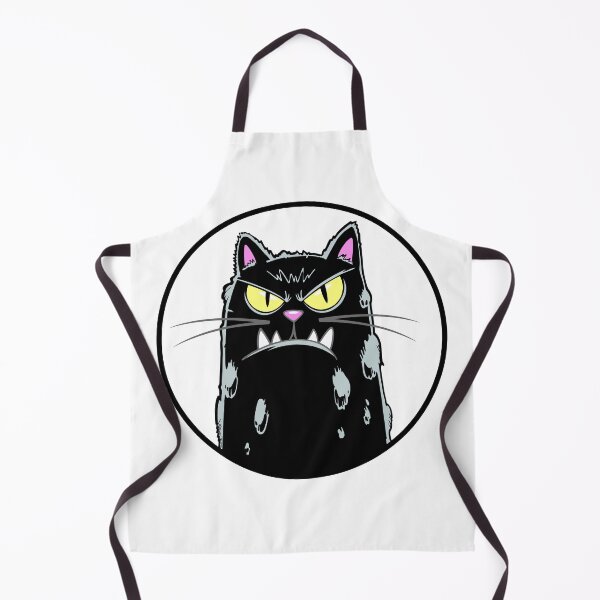 Item preview, Gato negro sobre fondo blanco designed and sold by QuanntixArt.