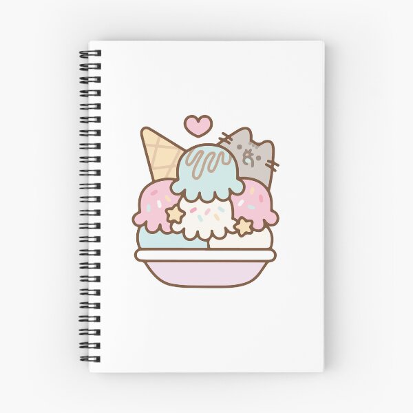 Item preview, pusheen love icecream designed and sold by daenarys123.