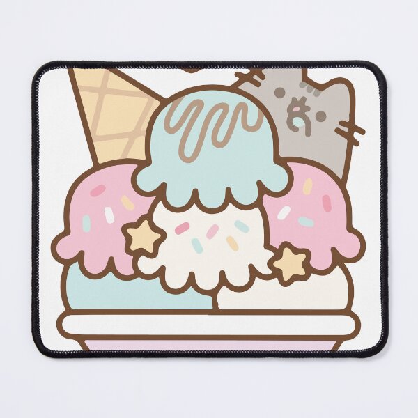 Item preview, pusheen love icecream designed and sold by daenarys123.