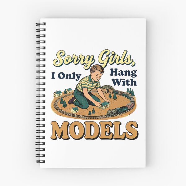 Item preview, Copy of Sorry Girls I Only Hang With Models Model Train Funny Hobby designed and sold by LunaMagicStudio.