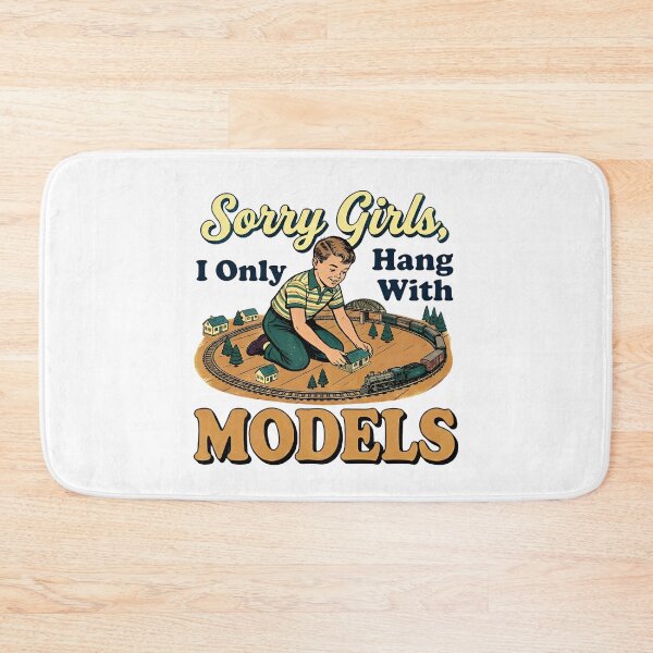 Item preview, Copy of Sorry Girls I Only Hang With Models Model Train Funny Hobby designed and sold by LunaMagicStudio.