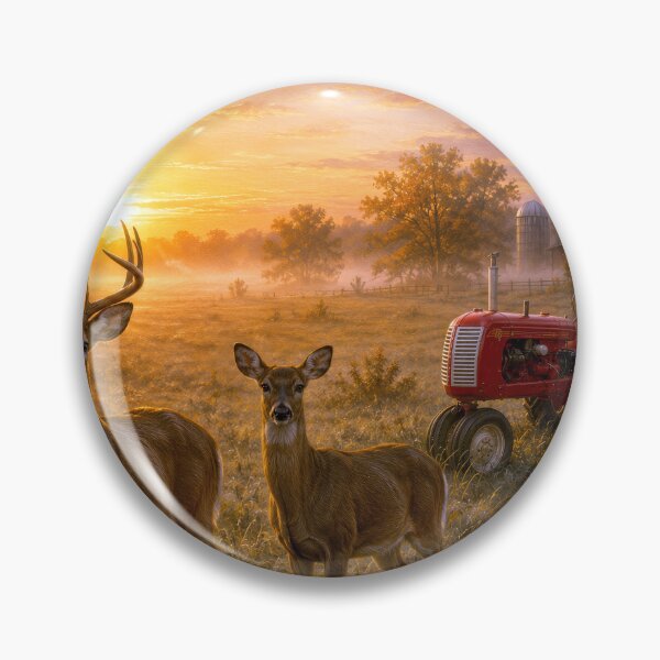 Item preview, Whitetail Deer Standing in Farm Field designed and sold by Maria Dryfhout.