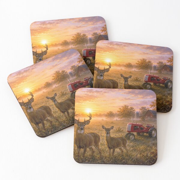 Item preview, Whitetail Deer Standing in Farm Field designed and sold by Maria Dryfhout.