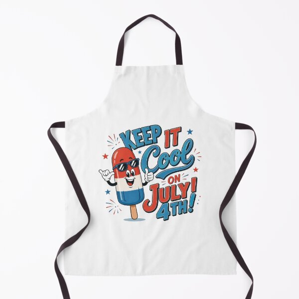 Item preview, Keep It Cool on July 4th Popsicle | Funny Fourth of July Patriotic Ice Cream Design designed and sold by AveniaOficial.