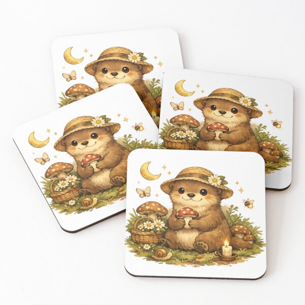 Item preview, Cute Otter Shirt – Cozy Cottagecore Forest Friend designed and sold by Shadowframe Studios.