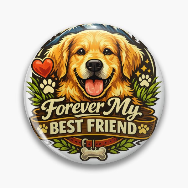 Item preview, Forever My Best Friend Golden Retriever Puppy Mountain Sunset Dog Lover Design designed and sold by Sahil Randhawa.