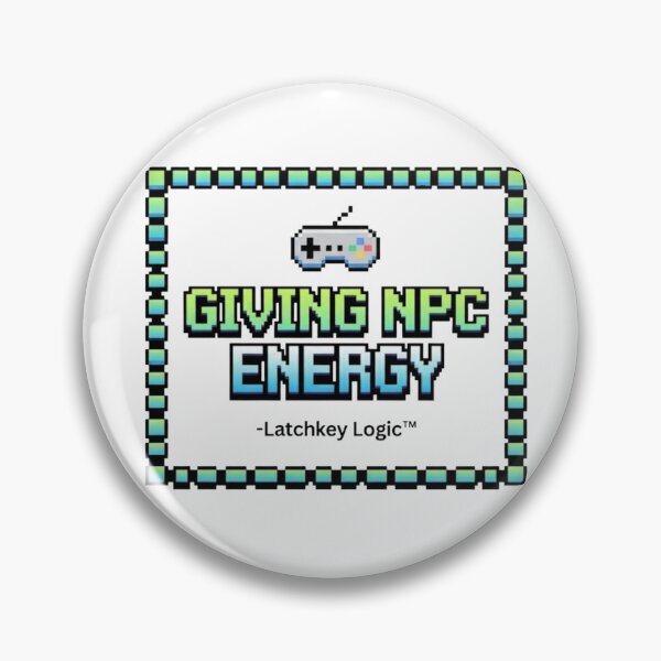 Item preview, Giving NPC Energy • Surreal Digital Mind Quote designed and sold by Latchkey Logic.