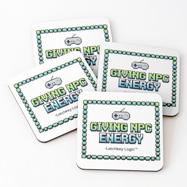 Item preview, Giving NPC Energy • Surreal Digital Mind Quote designed and sold by Latchkey Logic.