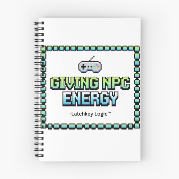 Item preview, Giving NPC Energy • Surreal Digital Mind Quote designed and sold by Latchkey Logic.