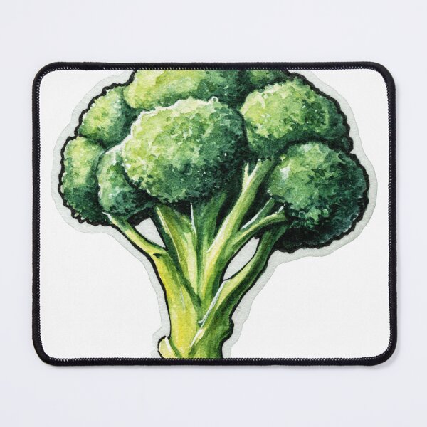 Item preview, Watercolor Broccoli Aesthetic Sticker designed and sold by sillyweas.
