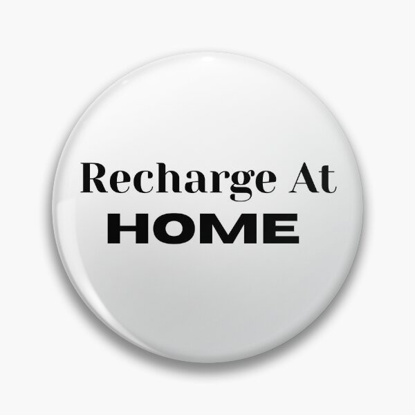 Item preview, Recharge At Home Funny Introvert Social Battery designed and sold by FarazDesign110.