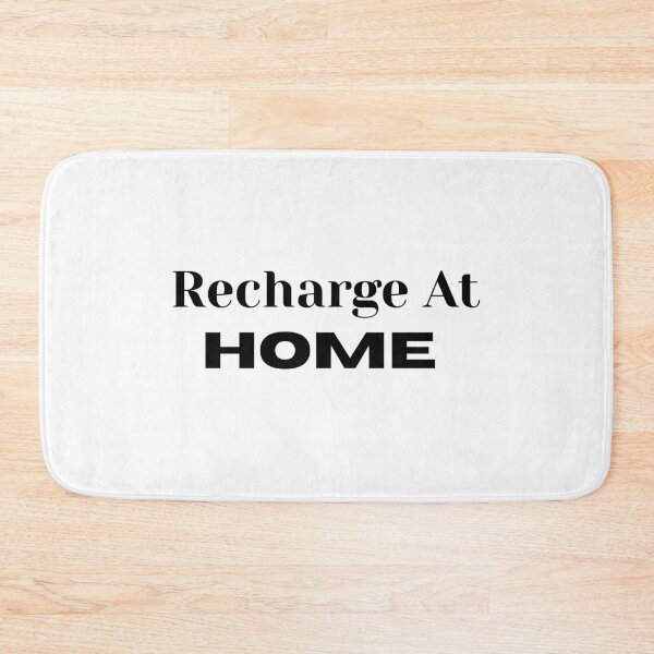 Item preview, Recharge At Home Funny Introvert Social Battery designed and sold by FarazDesign110.