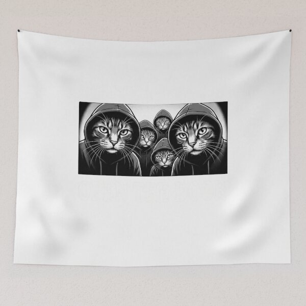Item preview, Open The Door Cats Funny Cat Gang designed and sold by SiarheiYur.