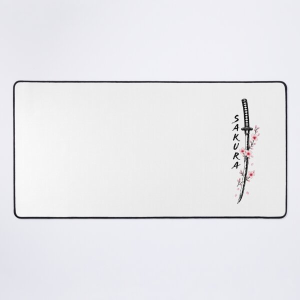 Item preview, Minimalist Sakura Katana, Japanese Cherry Blossom Sword designed and sold by IGLCreative.